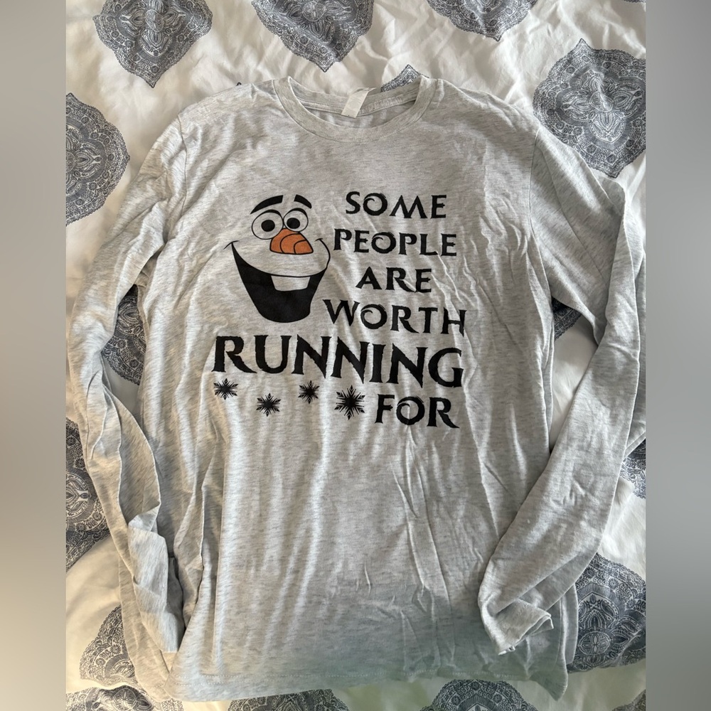 Disney Frozen Long Sleeve Tee Running